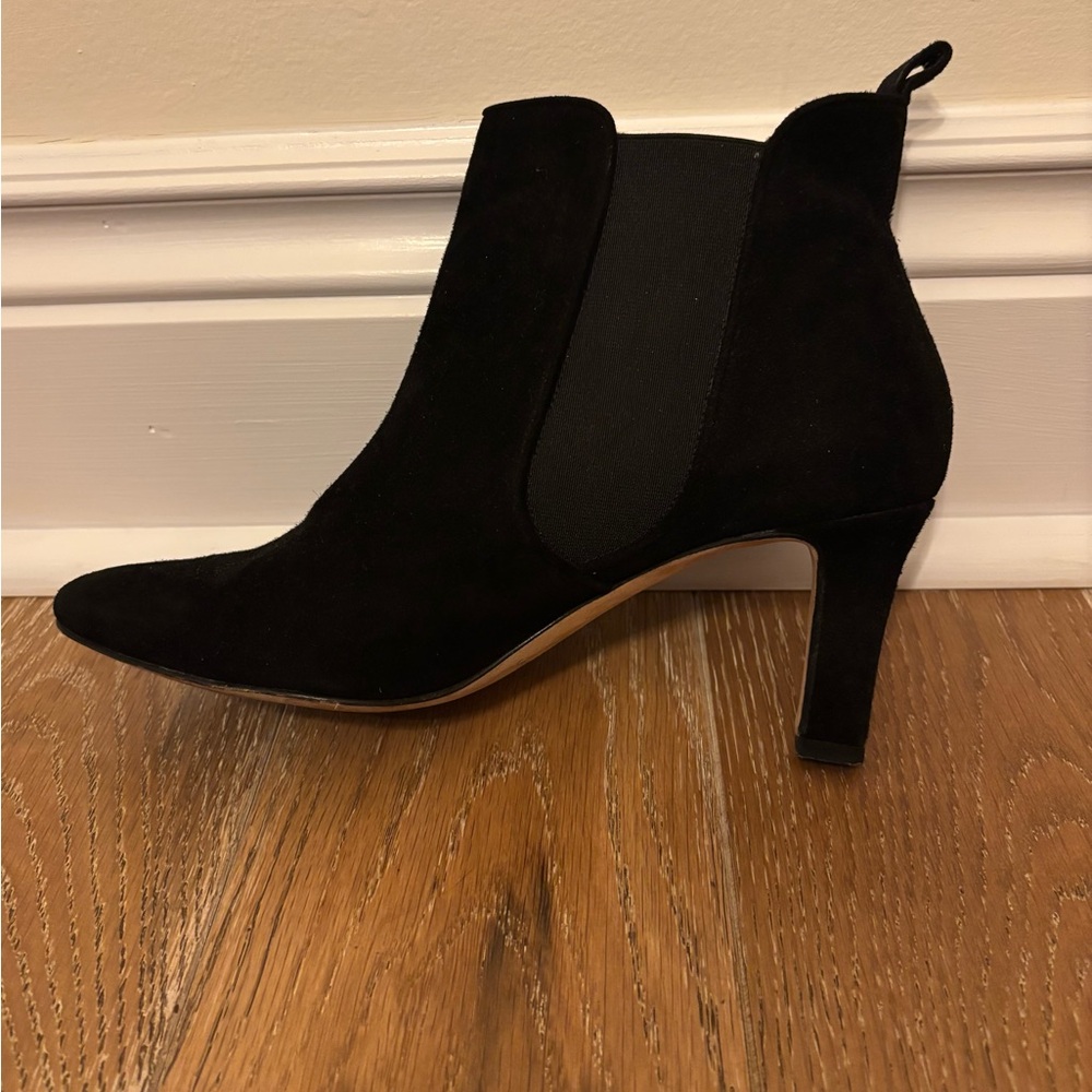Manolo Blahnik Black Ankle Boots - Picture 7 of 11